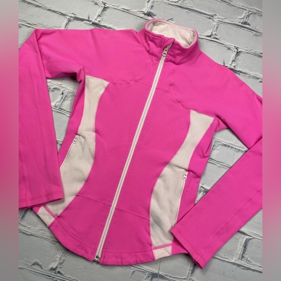 Lululemon Sonic Pink Lightweight Activewear Jacket Women’s Sz 4 Limited Edition - Picture 2 of 13